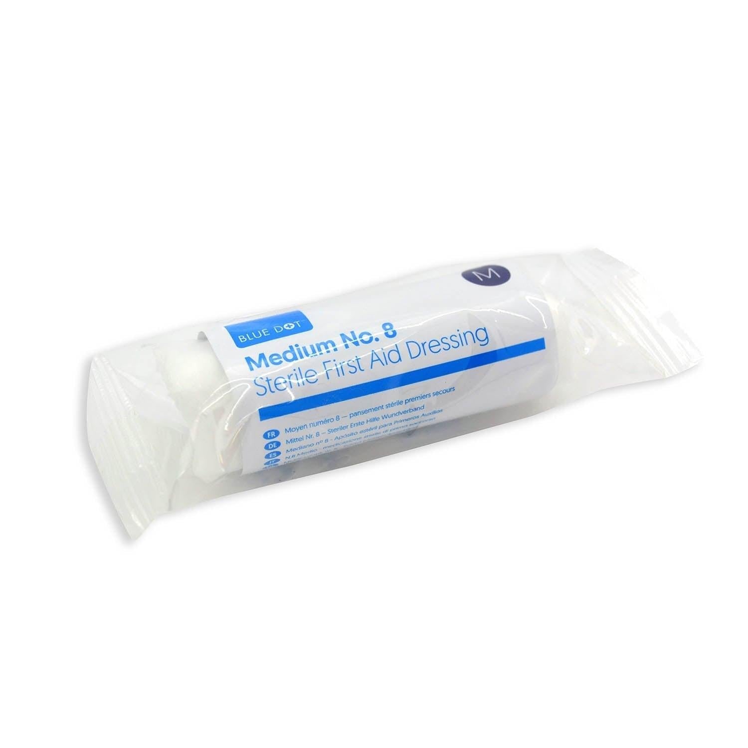 Blue Dot Medium Flow Wrapped Dressing No8 (Each)