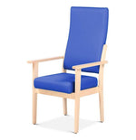 Alderbury High Back Chair - Vinyl Delft