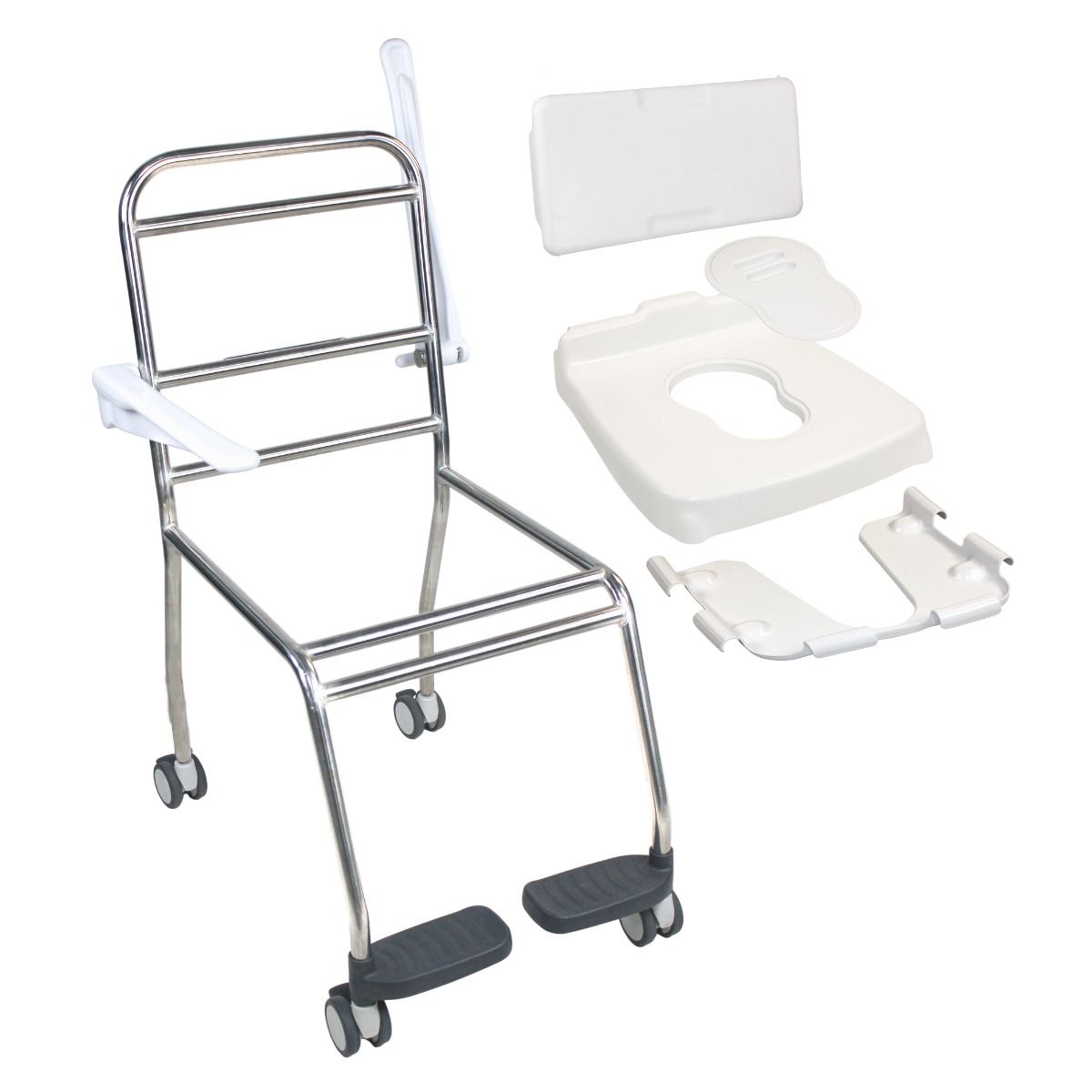Easy Clean Commode / Shower Chair Bristol Maid