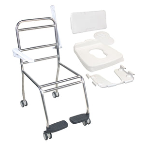 Easy Clean Commode / Shower Chair Bristol Maid