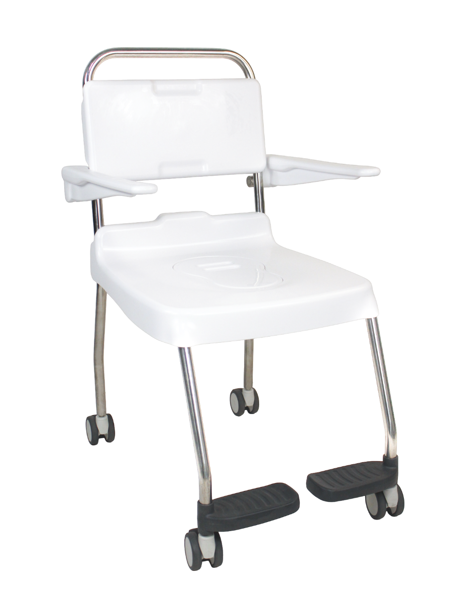 Easy Clean Commode / Shower Chair Bristol Maid