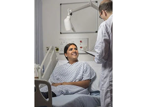 Luxo Carelite LED Generation II Bedhead Light - Dimmable, Integrated Night-watch Light, SteriTouch® - W105mmWhite