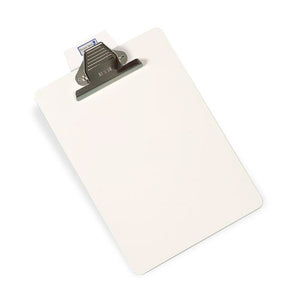 Bristol Maid A4 white chart board with spring clip and metal hanging hook