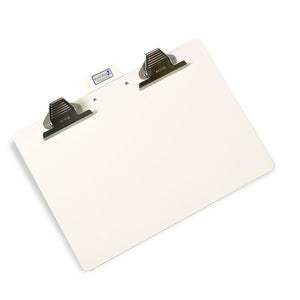 Bristol Maid A3 white chart board with two spring clips and metal hanging hook
