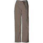 Cherokee unisex tall drawstring trousers with relaxed fit and elastic waistband, shown in a neutral fabric.