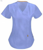 Cherokee Scrubs Mock Wrap Top