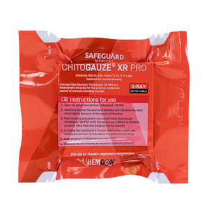 ChitoGauze XR Pro Z-Fold Haemostatic Gauze Dressing
