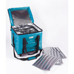 CorrMed 30-litre thermal carry bag with insulated interior for maintaining temperature, ideal for transporting food and beverages.
