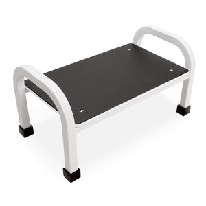 Bristol Maid one tread couch step with white frame and textured step