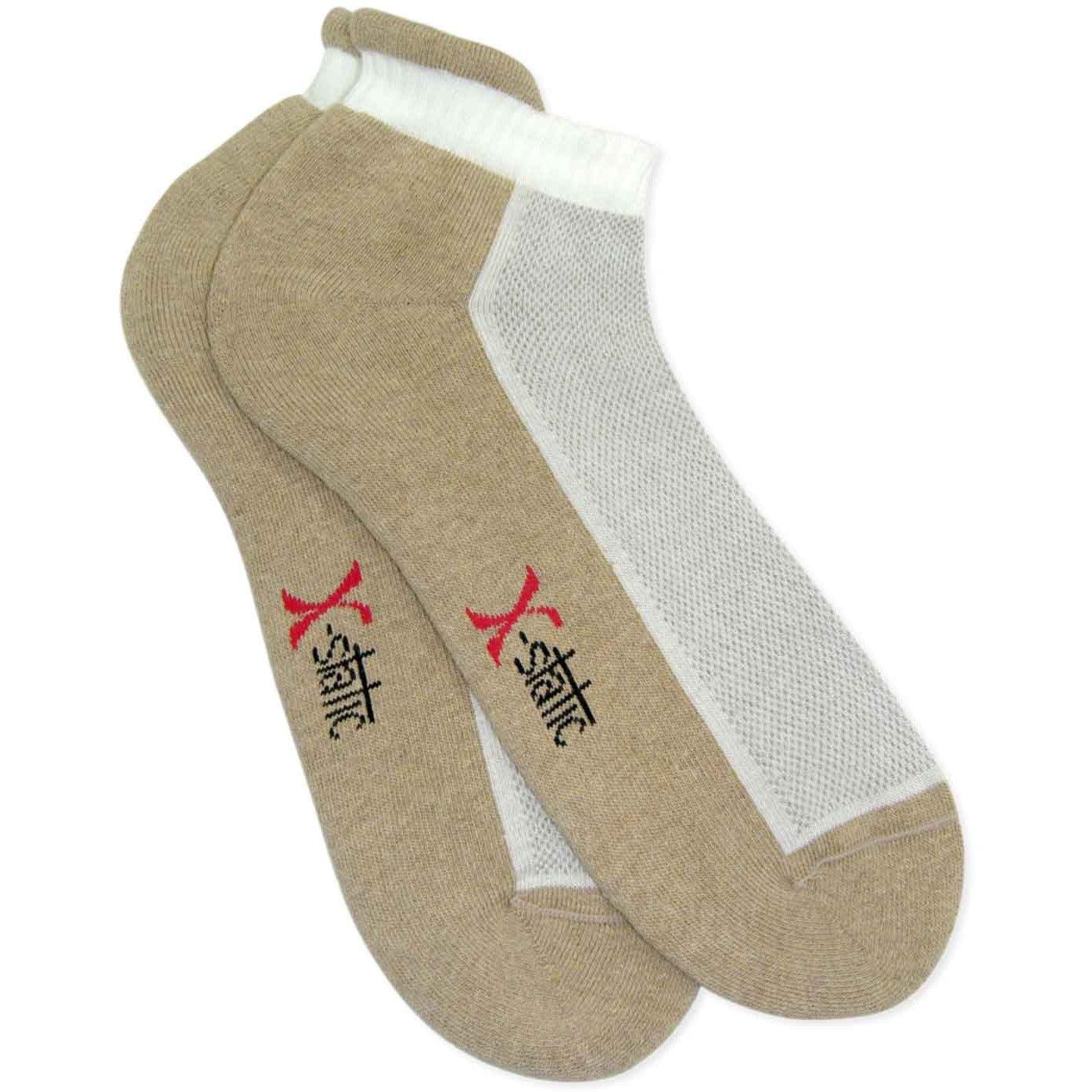 Pair of Cuxson Gerrard Silversocks Sports socks in size 3-6, showing a black and white athletic sock design.