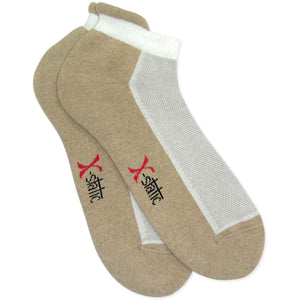 Pair of Cuxson Gerrard Silversocks Sports socks in size 3-6, showing a black and white athletic sock design.
