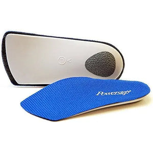 Cuxson Gerrard Powerstep 3/4 length insole with cushioned support for enhanced comfort and arch stability in athletic shoes