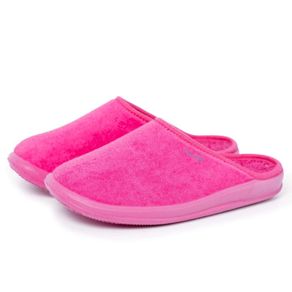 Lilac Dr. Luigi medical slippers made of lightweight polyurethane, shown with open-toe design and cushioned sole for comfort.