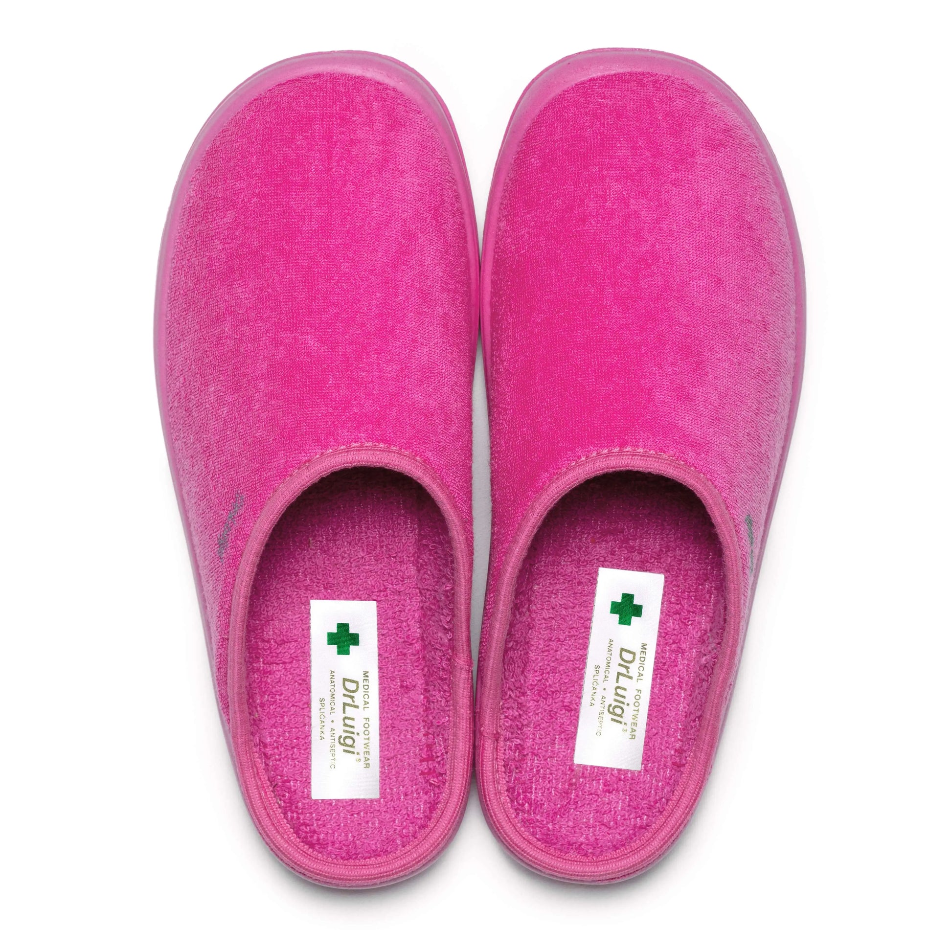 Dr Luigi Medical Slippers in lilac with polyurethane material, casual footwear designed for comfort and hygiene.