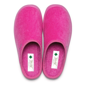 Dr Luigi Medical Slippers in lilac with polyurethane material, casual footwear designed for comfort and hygiene.