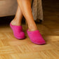 Dr. Luigi medical slippers in lilac polyurethane, lightweight footwear designed for comfort and hospital use.
