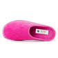 Dr Luigi medical slippers in lilac polyurethane, showing the comfortable slip-on footwear with a smooth finish and rounded toe.