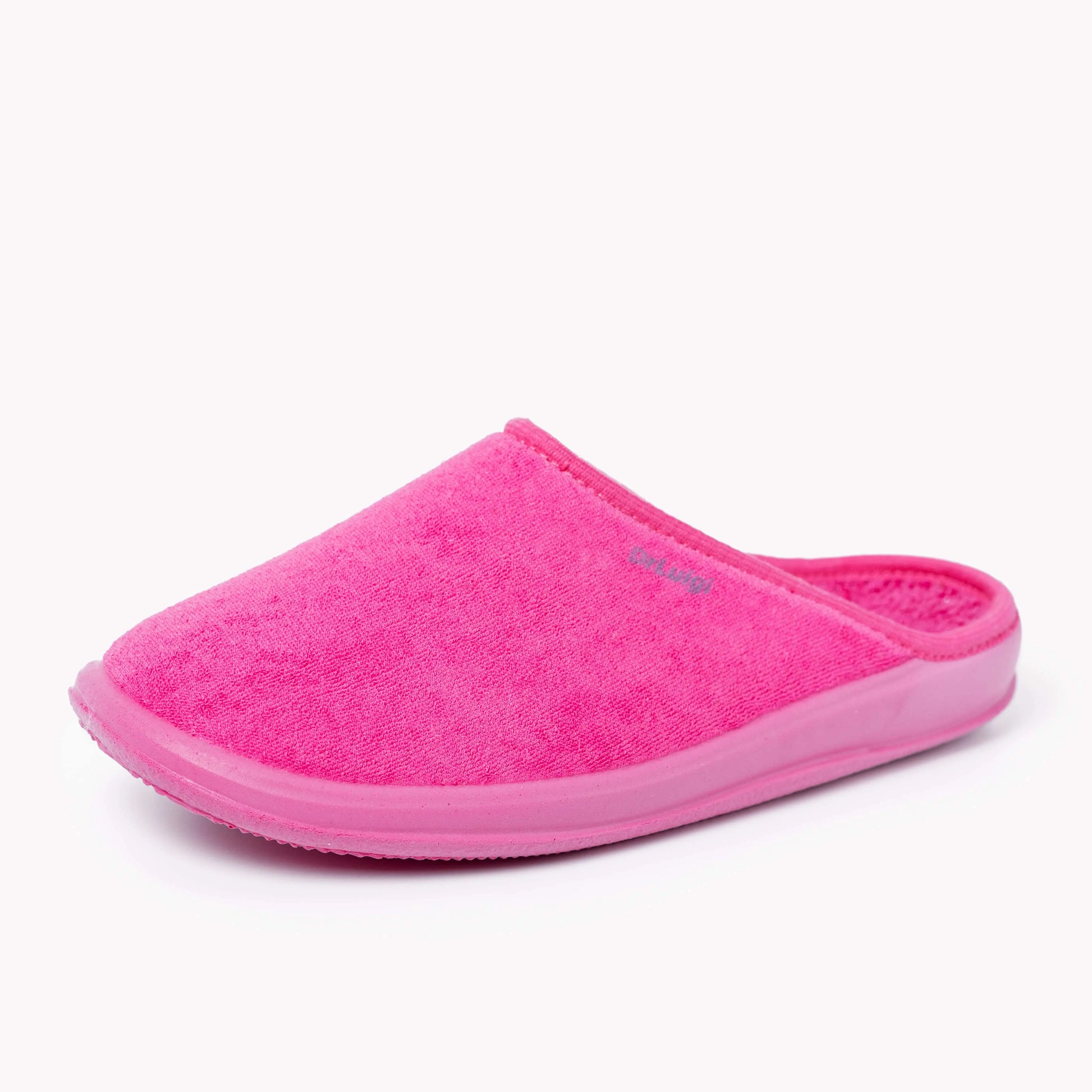 Dr. Luigi medical slippers made of purple polyurethane, featuring a slip-on design with a smooth, comfortable surface.