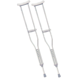 Drive Medical aluminium underarm crutches adult pair