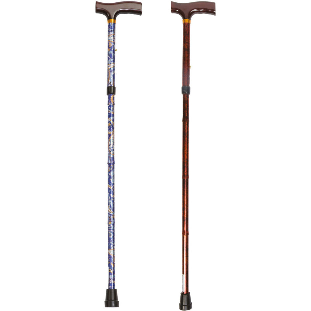 Drive Medical folding walking stick stained glass