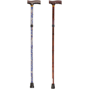 Drive Medical folding walking stick stained glass