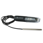 EasyLog 21CFR-compatible high-accuracy thermistor probe data logger with LCD display for precise temperature monitoring