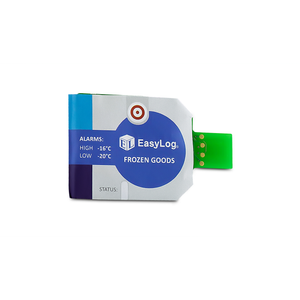 Cold Chain Data Loggers. Frozen Goods Alarms: High -16°C, Low -20°C - Pack of 10