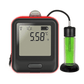 EasyLog EL-WiFi-VACX vaccine data logger with smart glycol probe, alarm warning light, and sounder, showing front view.