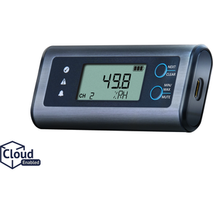 High Accuracy Temperature & Humidity USB Data Logger, no software required