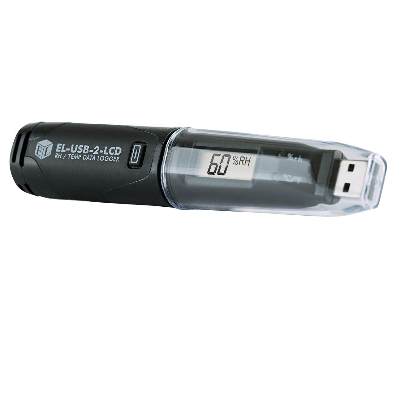 Temperature & Relative Humidity USB Data Logger with LCD