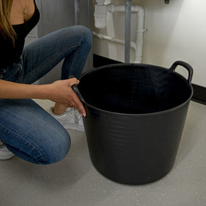 Eco Flexi Tub 42 Litre Black in use