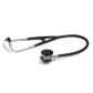Eko CORE 500™ digital stethoscope in silver with flexible tubing and earpieces, designed for medical professionals.
