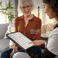 Eko CORE 500™ digital stethoscope with sleek black tubing and earpieces, designed for clear heart and lung auscultation.