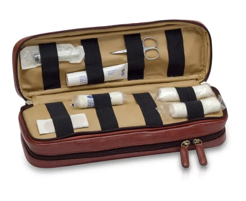 Elite Traditional Doctors Bag - Brown Leather