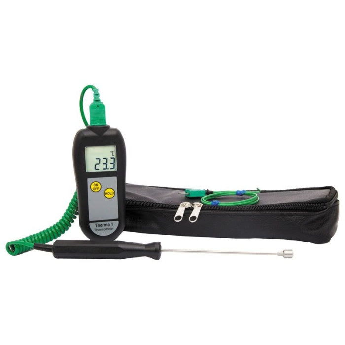ETI Legionnaires' Standard Legionella Thermometer Kit with multiple thermometers and testing tools for Legionella detection.