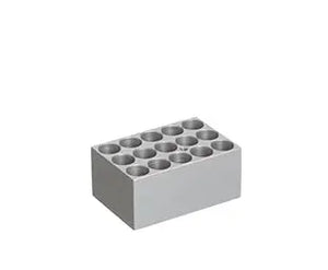 GBO 15X HPLC or cryovial tubes storage block for laboratory organization, with clear slots for tube stability and easy access.