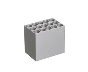 GBO 15x12/13mm industrial tube block for machinery, showing metallic construction with multiple tube openings.