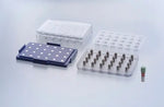 Clear 24-well Bio-Assembler Kit by GBO for laboratory use, with transparent wells and plastic components for bio-assembly experiments.
