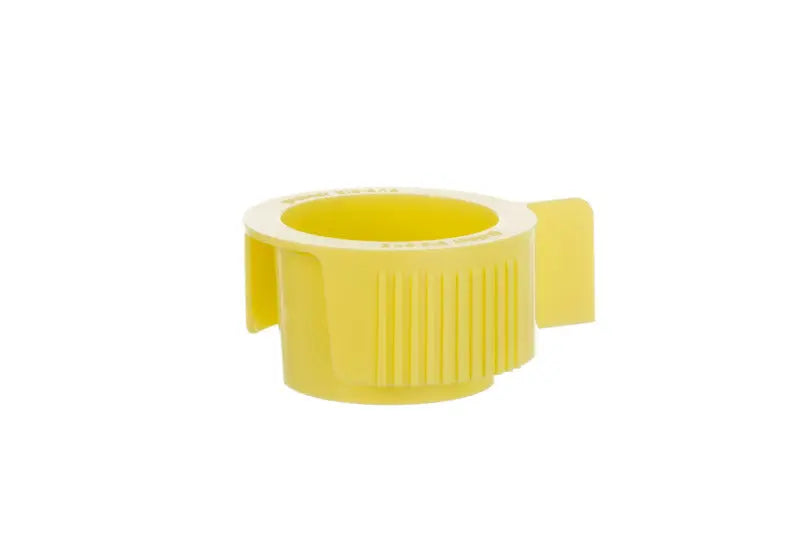 GBO EasyStrainer Cell Strainer with 100 µm pore size fitting standard 50 mL centrifuge tubes, shown in clear plastic packaging.