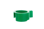 GBO EasyStrainer 40 µm cell strainer fitting standard 50 mL centrifuge tubes, shown in clear view with sterile design
