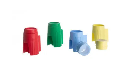 Sterile GBO EasyStrainer cell strainer with 70 µm mesh and small diameter for single-use laboratory filtration.