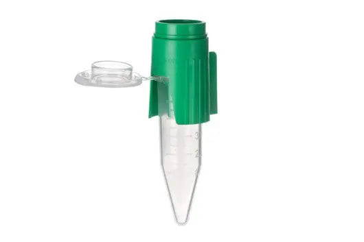 GBO EasyStrainer Cell Strainer with 70 µm small diameter, sterile, single-use, for laboratory filtration, shown in close-up image.