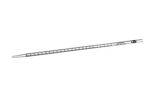 GBO 2 mL graduated pipette with 1/100 mL precision, sterile plastic, individually wrapped for laboratory use.