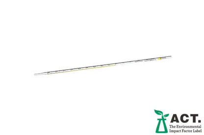 Sterile 1 mL graduated pipette from GBO with paper-plastic packaging, suitable for precise laboratory measurements.