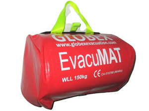 Globex GEM1 GLOBEX EvacMat evacuation stretcher with adjustable straps and durable material for emergency rescue situations
