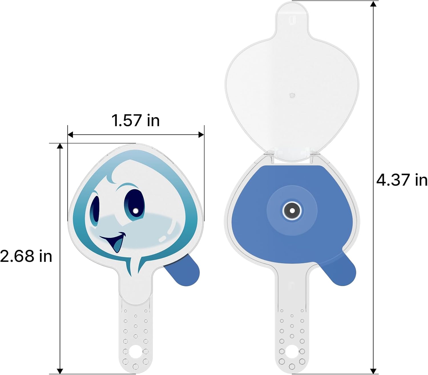 Hagobogo male fertility observation microscopes, 2-pack, single-use motility viewers for at-home sperm analysis and wellness.