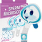 Hagobogo male fertility observation microscope and motility viewer in a 2-pack, at-home wellness device for sperm analysis.