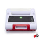 Heart Hero Elliot Automated External Defibrillator showing its compact design and user interface, ready for emergency use.