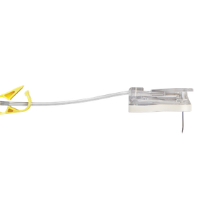 Box of 12 ICU Medical GRIPPER PLUS® Safety Needles, 22G x 75mm, with protective safety features and sterile packaging.