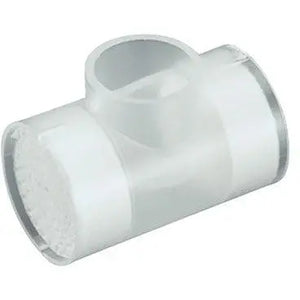 Thermovent T2 Heat Moisture Exchanger with sampling port, oxygen inlet, adult 15Fr connection, ICU Medical, pack of 50.